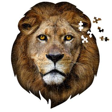 Shaped Jigsaw Puzzle - Lion - 300pcs