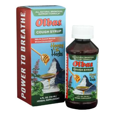 Olbas Herbal Cough Syrup with Honey - 4 fl oz