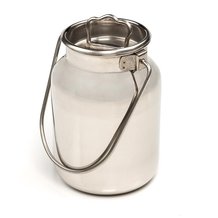 Small Stainless Steel Milk Cans - 5L/1.3 gal