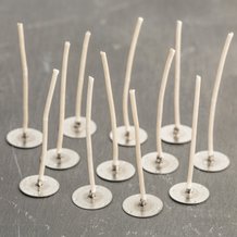 Pre-Wicked Paper Tabs for Candlemaking