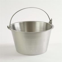 Pure Stainless Steel Pail - 6 Quart