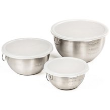 Stainless Steel Bowls with Lids