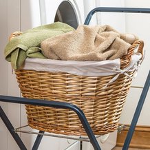 Split Willow Laundry Basket