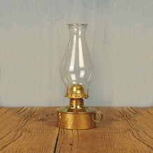 Solid Brass Table Oil Lamp