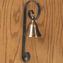 Antiqued Brass Shopkeeper's Bell