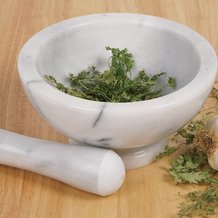 Marble Mortar and Pestles