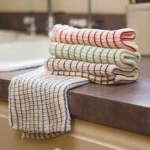 Double Layer Striped Dishcloths