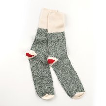 Rockford Red Heel Green Socks