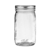 Ball Smooth-Sided Wide Mouth Quart Jars (12)