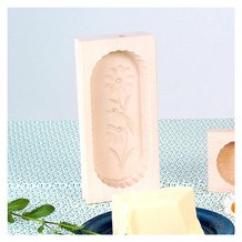 Large Carved Rectangular Butter Molds from Germany