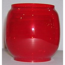 Red Globe for Dietz Lil' Wizard Oil Lanterns