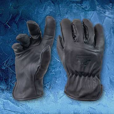 Bear Knuckles Fleece-Lined Cowhide Driver Gloves D409
