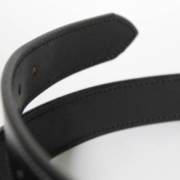 Amish-Made Dressy Leather Belts - 1-1/4 inch wide, Clothing and ...