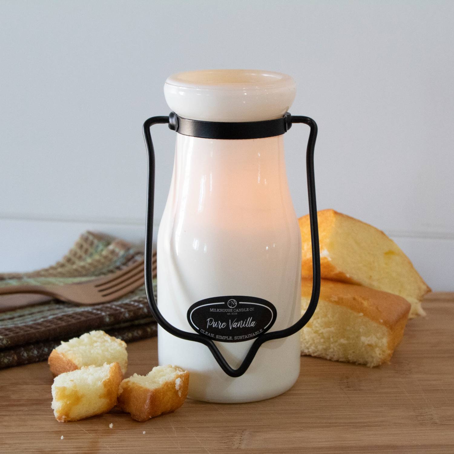 Milk Bottle Candles, Candles Lehman's