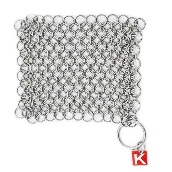 Chainmail Scrubber for Cast Iron Pans