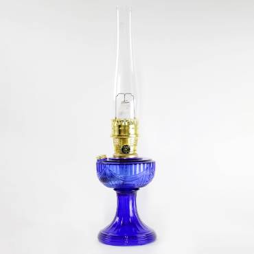 Aladdin Cobalt Lincoln Drape Oil Lamp