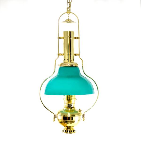 Aladdin Hanging Brass Chandelier Oil Lamp
