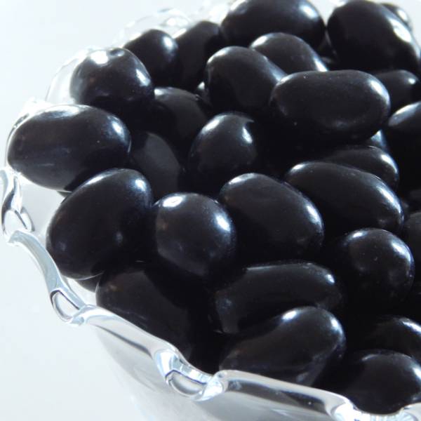 Jumbo Black Licorice Jelly Beans 4 Bags, Snacks and Sweets Lehman's