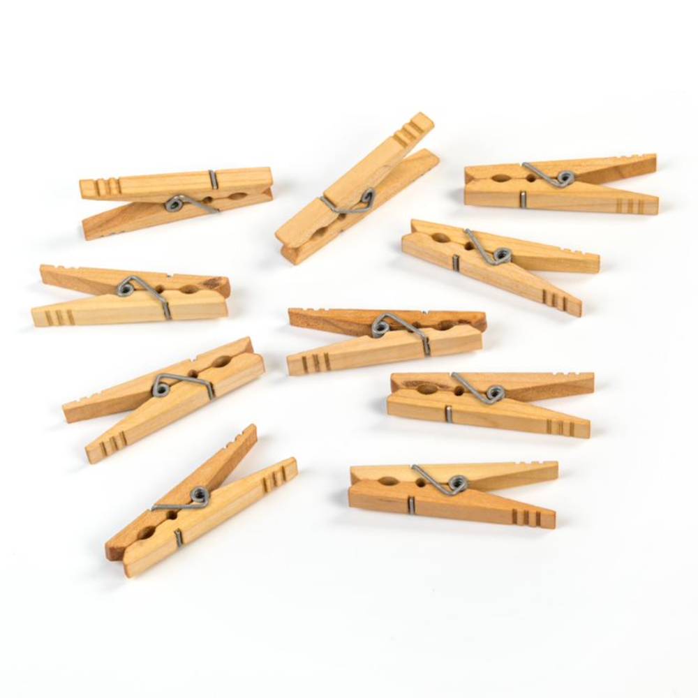 Kevin's Quality Clothespins (Maple, Natural) Sold in Sets of 10