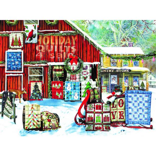 Holiday Quilts Jigsaw Puzzle - 1000 pcs