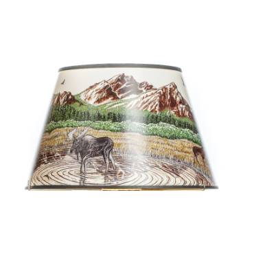 Aladdin Rocky Mountain High Parchment Oil Lamp Shade