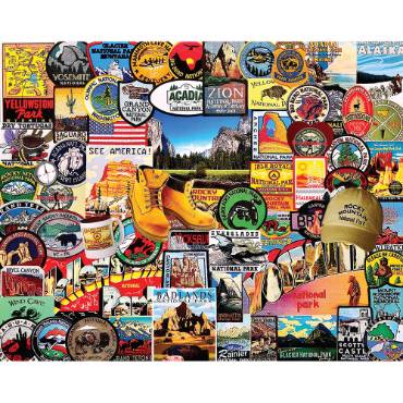 National Park Badges Jigsaw Puzzle