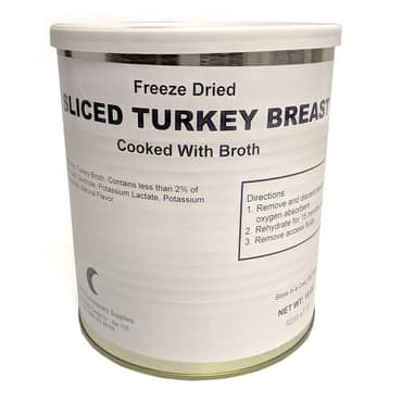 Freeze-Dried Sliced Turkey Breast