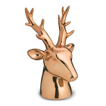 Merry & Bright Reindeer Head Figurine