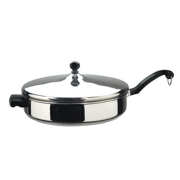 Farberware Classic Stainless Steel Covered Fry Pan 12"