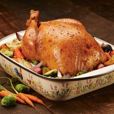 Rooster Roaster with Removable Rack