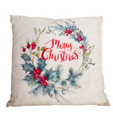 Vintage-Style Holiday Pillow