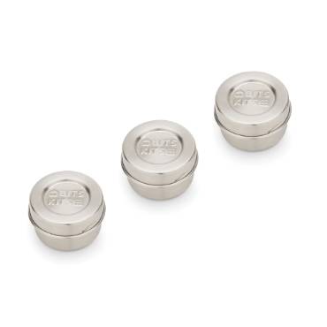 Stainless Steel Condiment Containers - Set of 3