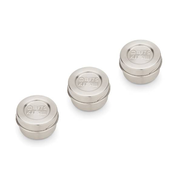 Stainless Steel Condiment Containers - Set of 3