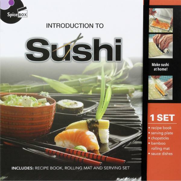 Introduction to Sushi Set with Recipe Book