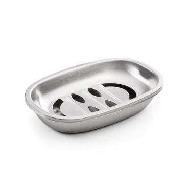 2-Piece Stainless Steel Soap Dishes - Pack of 2