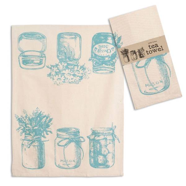 Canning Jar Tea Towels - Set of 4