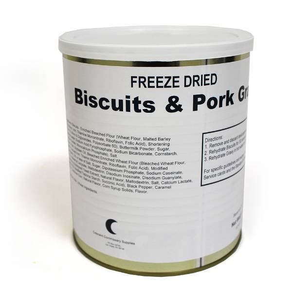 Freeze-Dried Biscuits and Gravy
