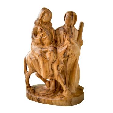 Flight to Egypt Olive Wood Carving