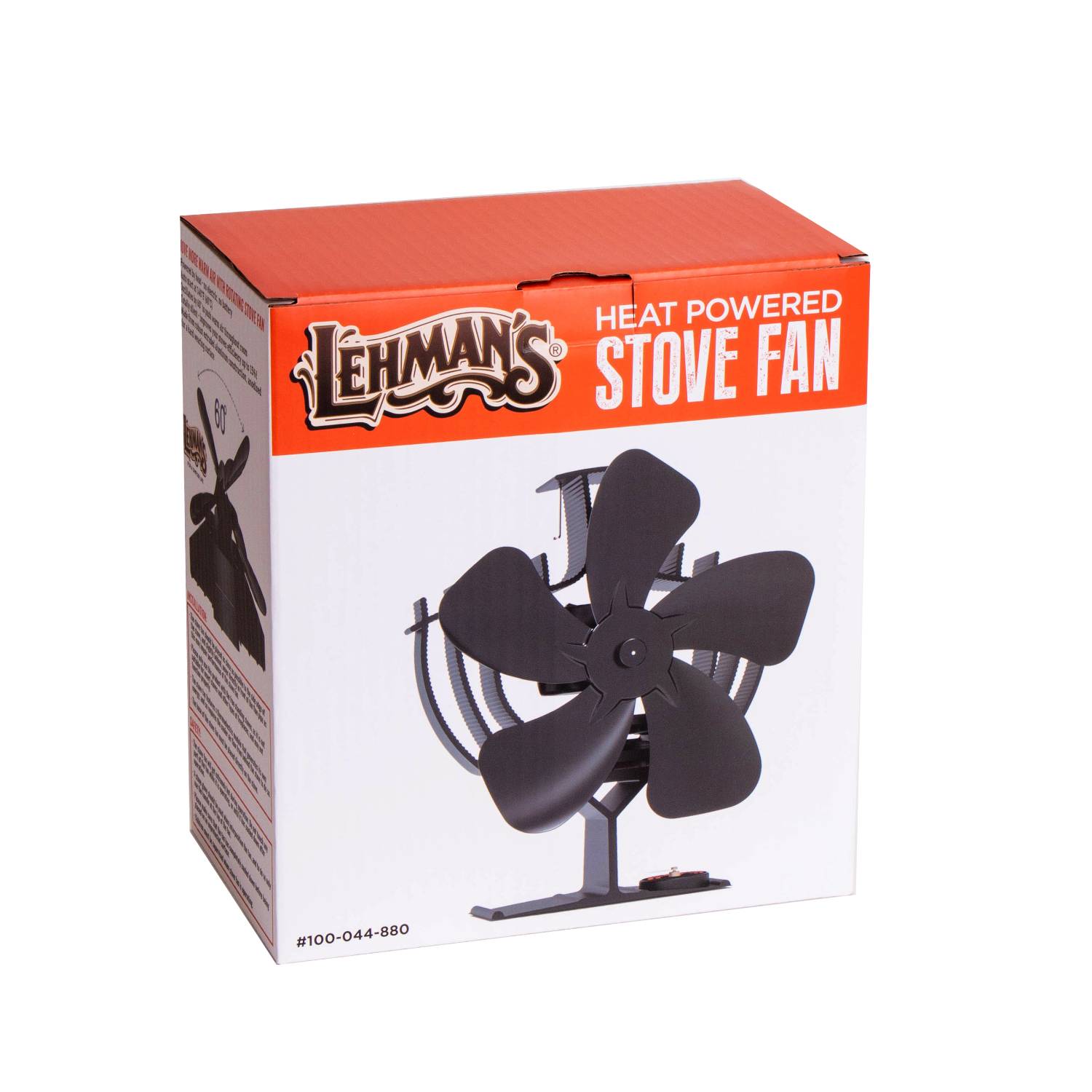 Heat-Powered Oscillating Stove Fan