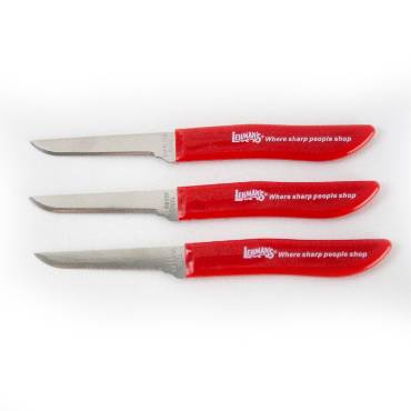 Lehman's Flexible Paring Knives - Set of 3