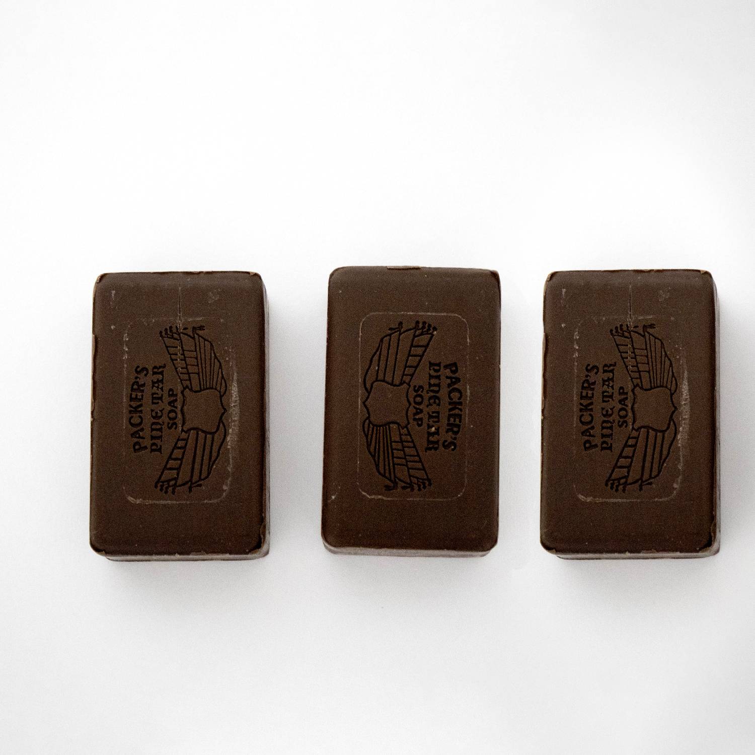 Packer's Pine Tar Bar Soap - Pack of 3 (3.3 oz bars)