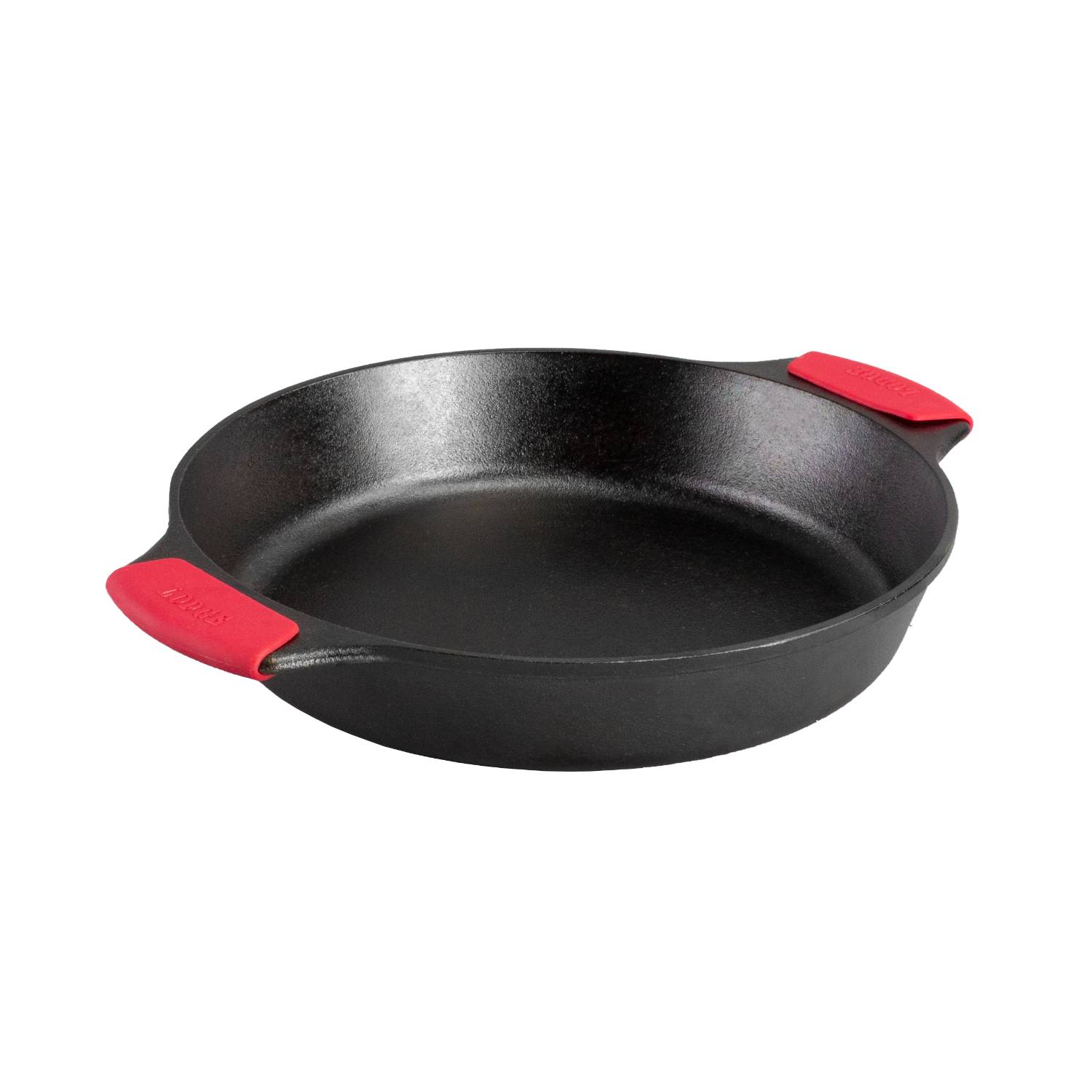 10.25-Inch/26 cm Cast Iron Skillet Set, Silicone Handle Holders
