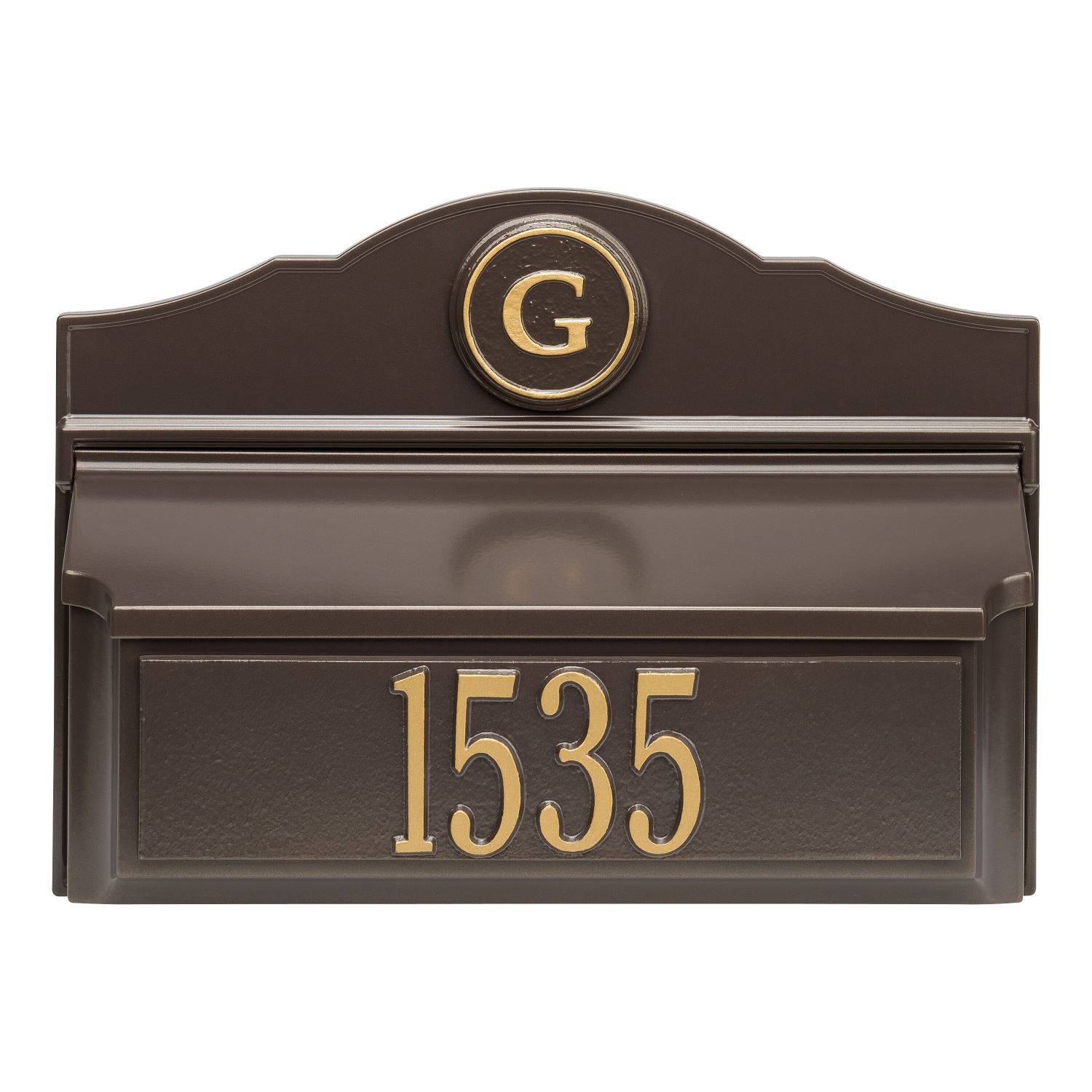 1.5\" Metallic Gold Custom Mailbox Numbers - Lot Of 40...
