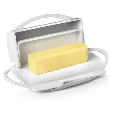 Butterie Flip-Top Butter Dish with Spreader