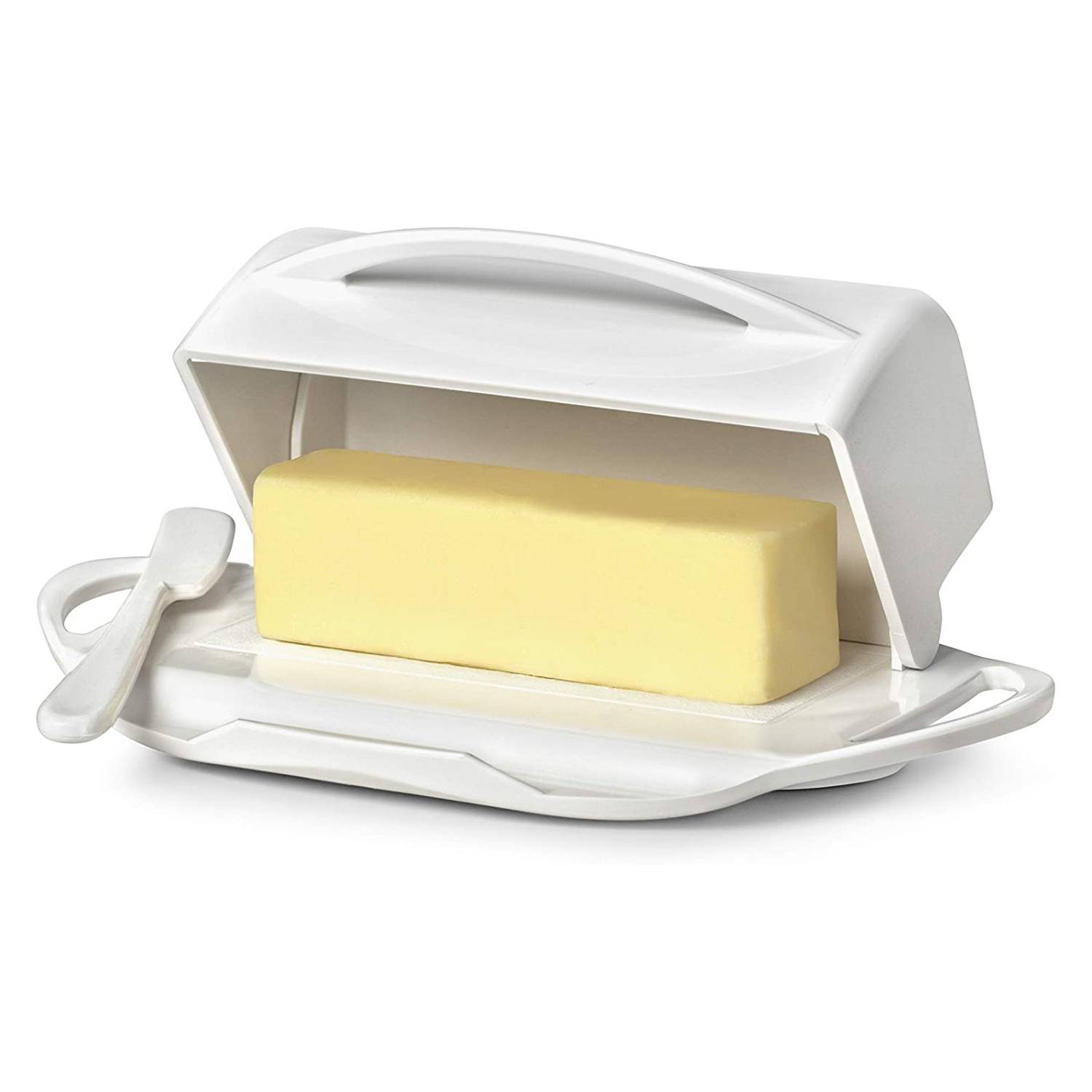 Butterie FlipTop Butter Dish with Spreader Lehman's