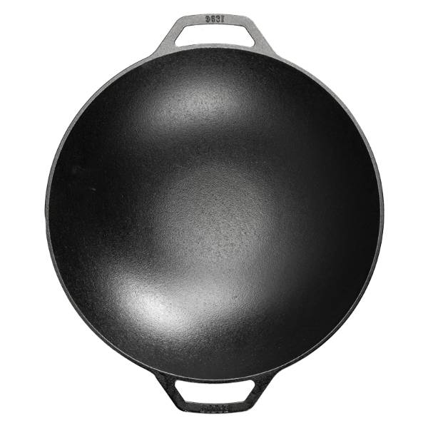 Lodge Cast Iron Wok with Wide Base | Lehman's