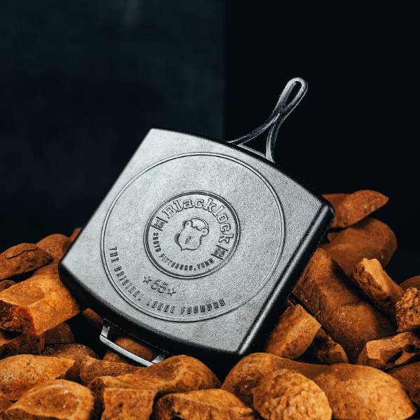 Lodge Blacklock Cast Iron Square Grill Pan Lehman's