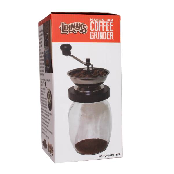 Mason Jar Coffee Grinder Lehman's