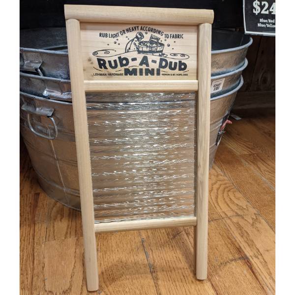 Mini Glass Washboard Lehman's