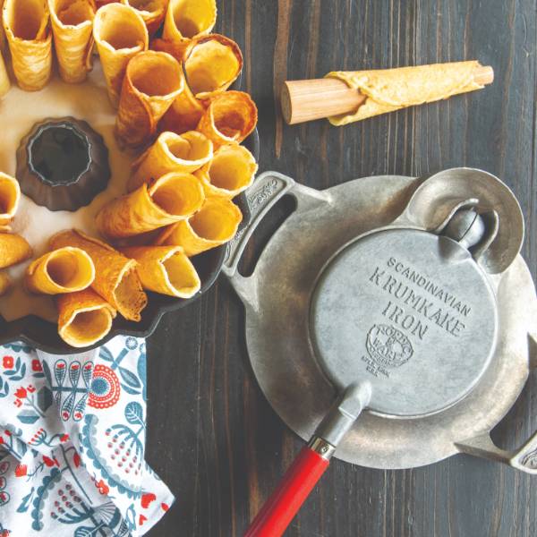 Stovetop Krumkake Iron/Pizzelle Maker Lehman's